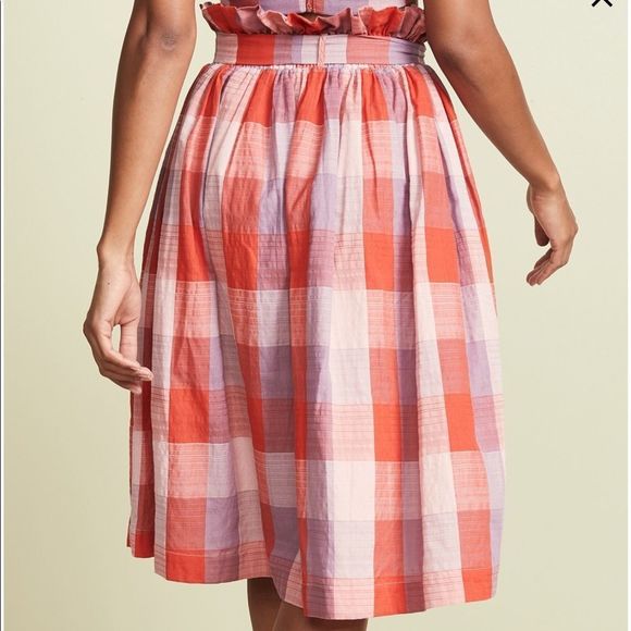 ❌SOLD❌English Factory checkered skirt - Picture 3 of 4